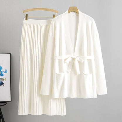 Miranda – Ensemble Mode Jupe Longue Plissée
