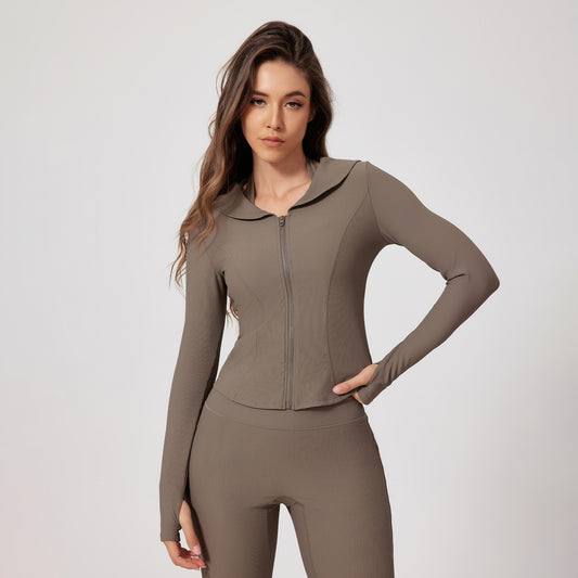 Jenny – Vêtements de Yoga Ajustés à Manches Longues