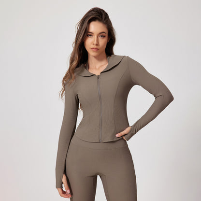 Jenny – Vêtements de Yoga Ajustés à Manches Longues