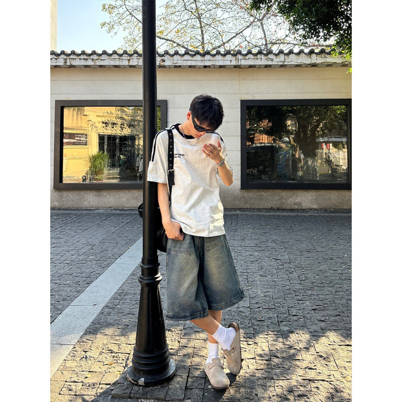 Julian – Shorts en Denim Rétro Lavé