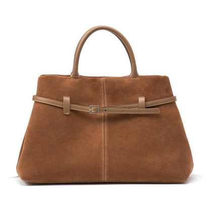 Caroline – Sac à bandoulière rétro en suède vegan
