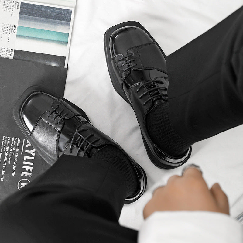 Donald – Chaussures en Similicuir Style British Rétro Coréen pour Hommes