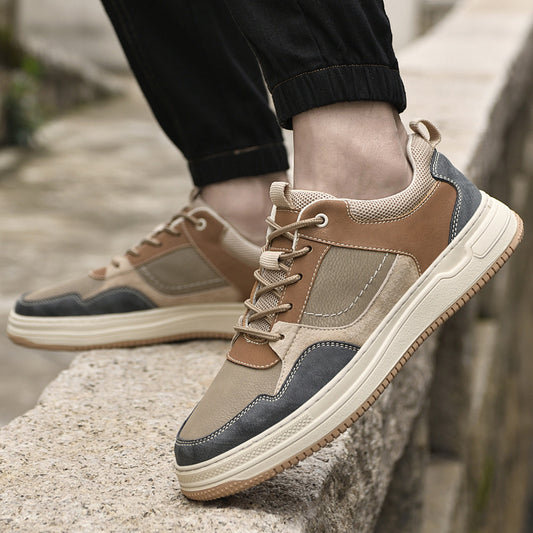 Spencer – Chaussures de Sport Décontractées à Couleur Assortie pour Homme
