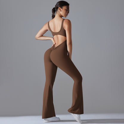 Sophie – Combinaison Évasée Longue et Slim pour Femme