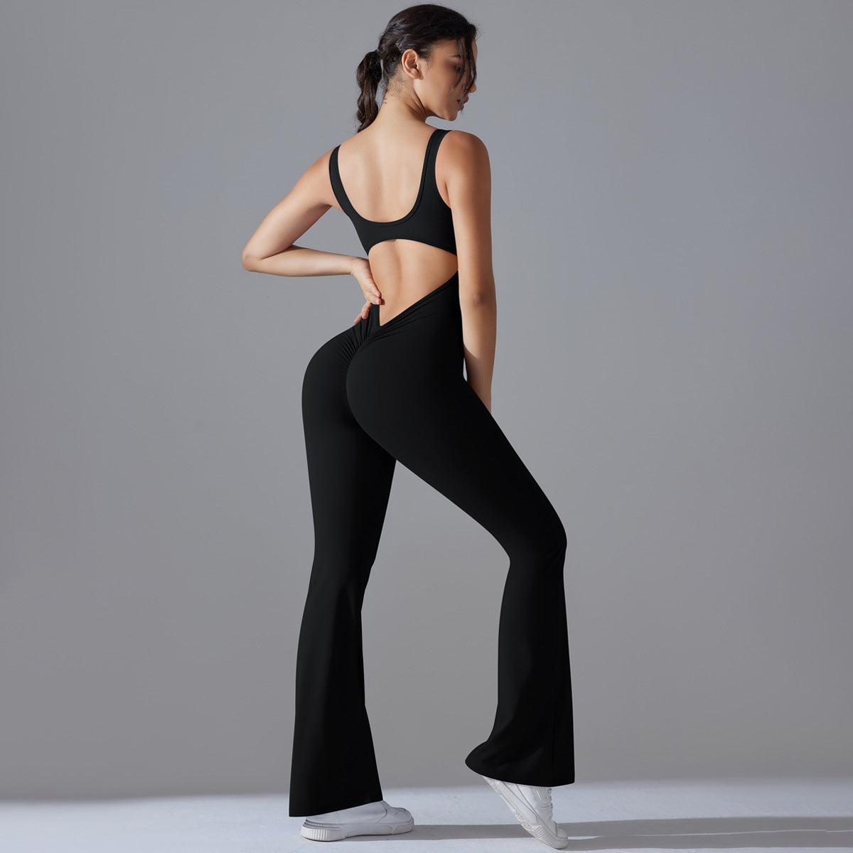 Sophie – Combinaison Évasée Longue et Slim pour Femme