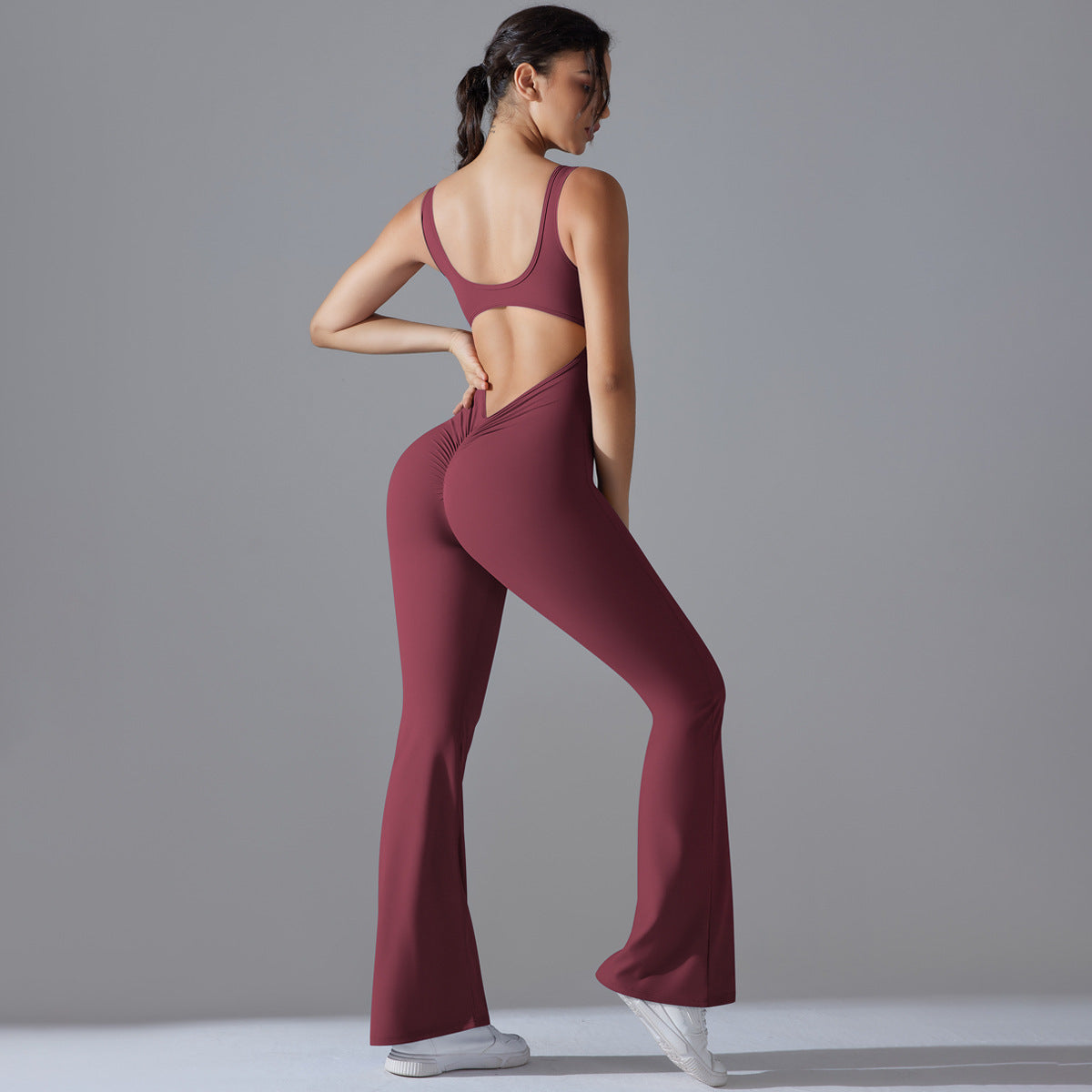 Sophie – Combinaison Évasée Longue et Slim pour Femme