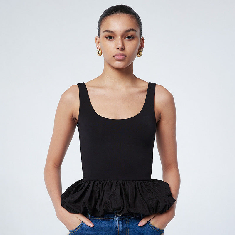 Laura – Gilet de Mode à Couture Unie