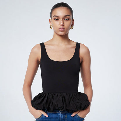 Laura – Gilet de Mode à Couture Unie
