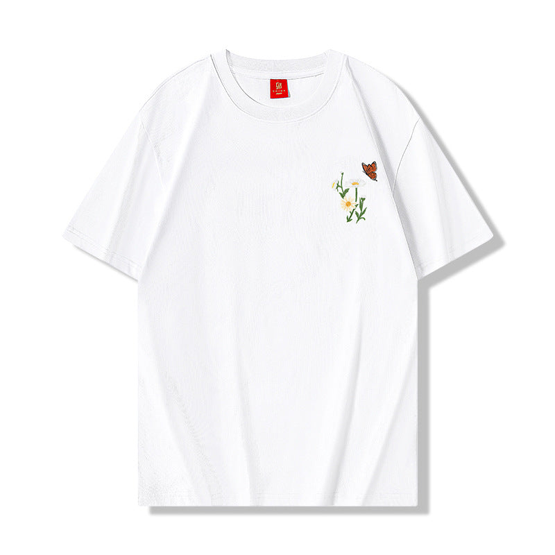 Ashley – T-shirt National à Manches Courtes avec Papillon Changeant