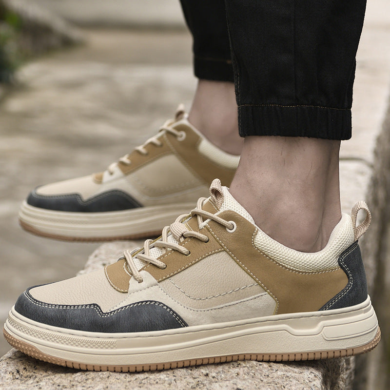 Spencer – Chaussures de Sport Décontractées à Couleur Assortie pour Homme