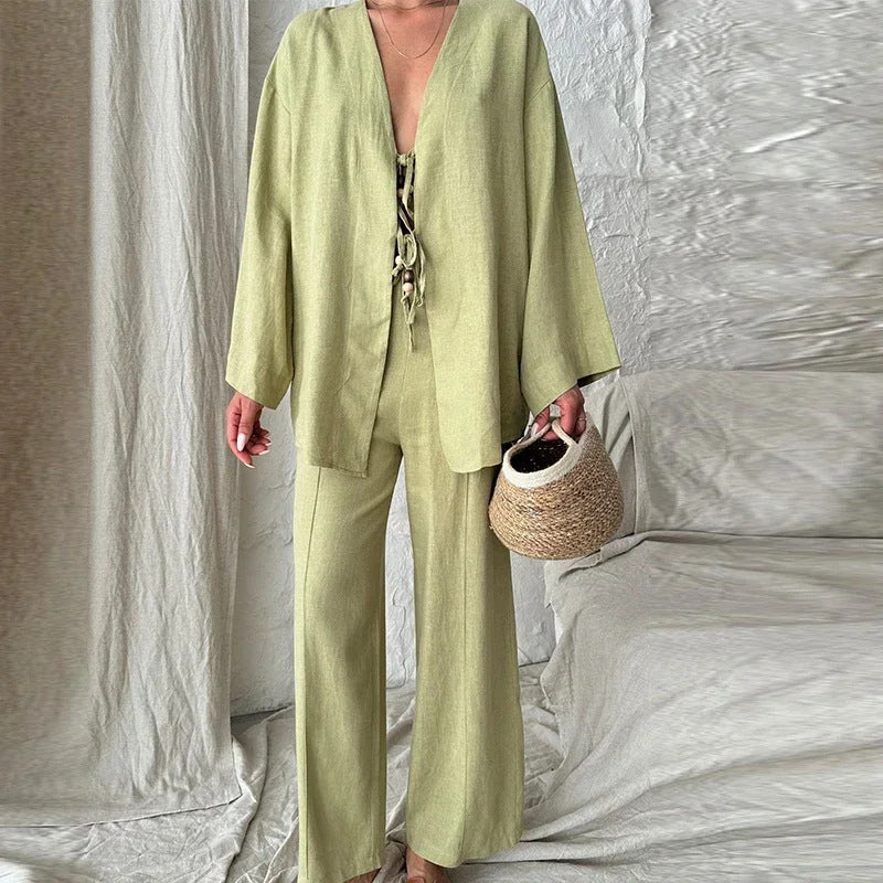 Joy – Costume Décontracté Femme Couleur Unie