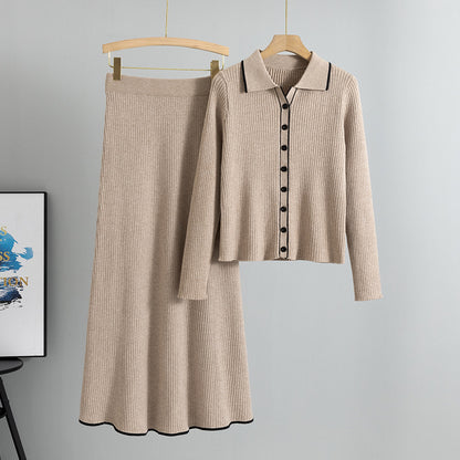 Dawn – Ensemble Deux Pièces en Tricot pour Femme