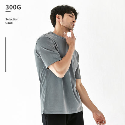 Spencer – T-shirt en Coton Épais à Manches Courtes