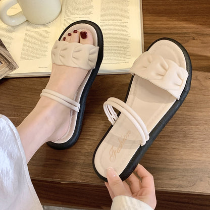 Amanda – Sandales Plates Antidérapantes pour Femme