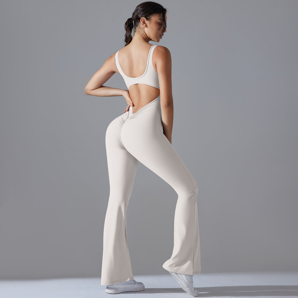 Sophie – Combinaison Évasée Longue et Slim pour Femme