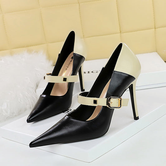 Clara – Chaussures à Talons Aiguilles Rétro pour Femmes
