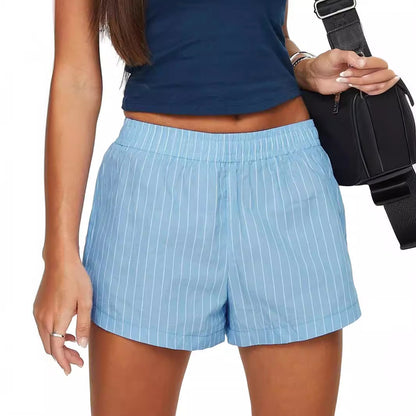Fiona – Shorts Rayés à Poches Amples