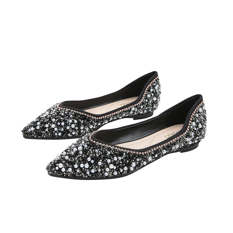 Harriet – Chaussures Plates avec Strass pour Femmes