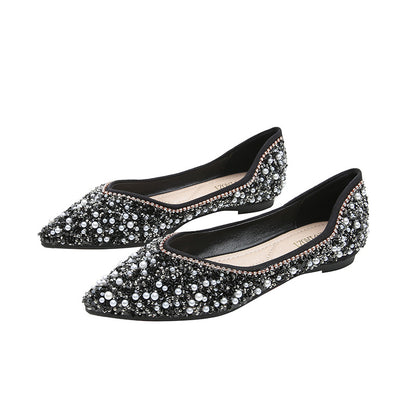 Harriet – Chaussures Plates avec Strass pour Femmes