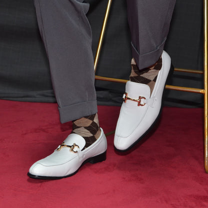 Vincent – Chaussures Blanches Casual de Haute Qualité pour Hommes