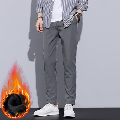Denis – Pantalon Droit Slim Décontracté pour Homme