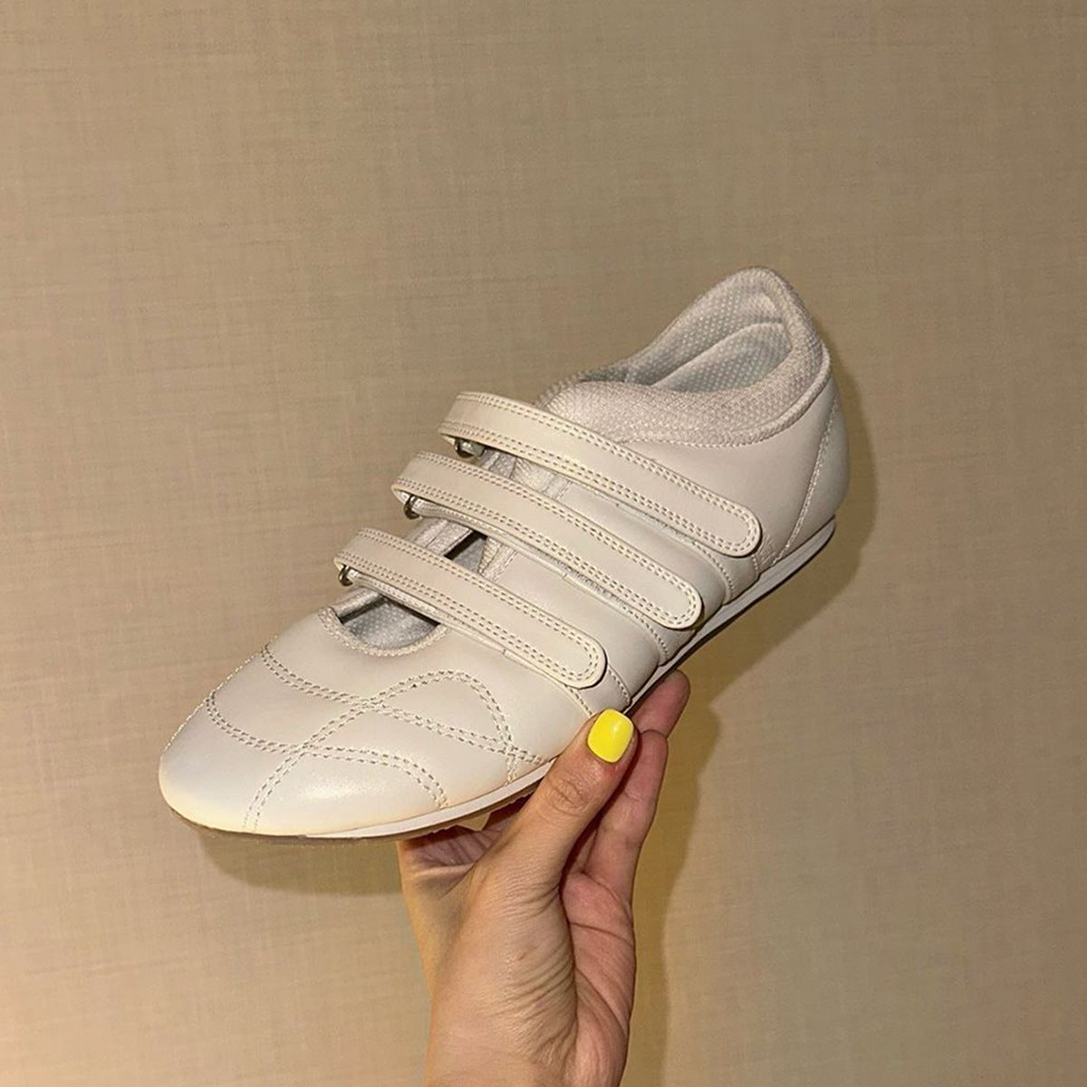 Christina – Ballerines à Scratch Sportives et Décontractées