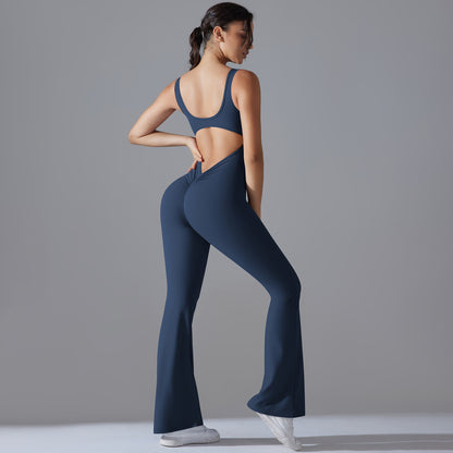 Sophie – Combinaison Évasée Longue et Slim pour Femme