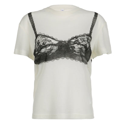 Charlotte – Corset en Dentelle Transparente à Manches Courtes