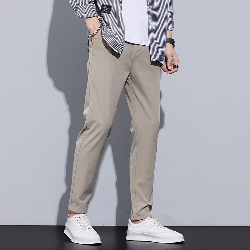 Denis – Pantalon Droit Slim Décontracté pour Homme