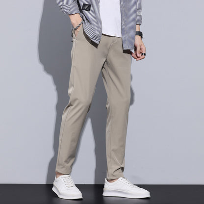 Denis – Pantalon Droit Slim Décontracté pour Homme