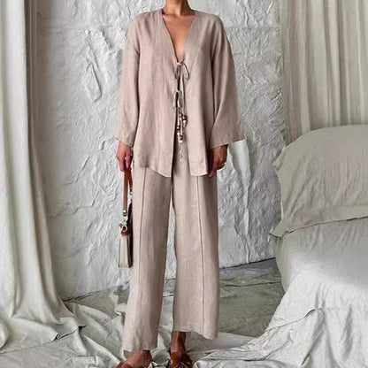 Joy – Costume Décontracté Femme Couleur Unie