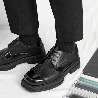 Donald – Chaussures en Similicuir Style British Rétro Coréen pour Hommes