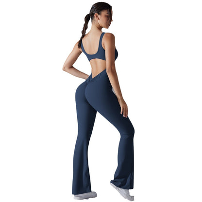 Sophie – Combinaison Évasée Longue et Slim pour Femme