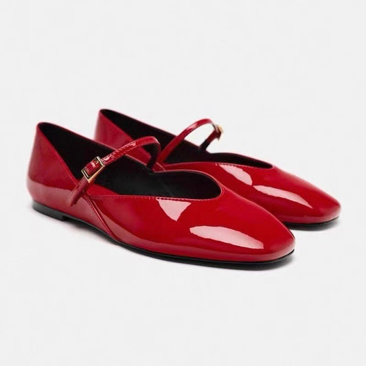 Jennifer – Ballerines Mary Jane en Cuir Vegan