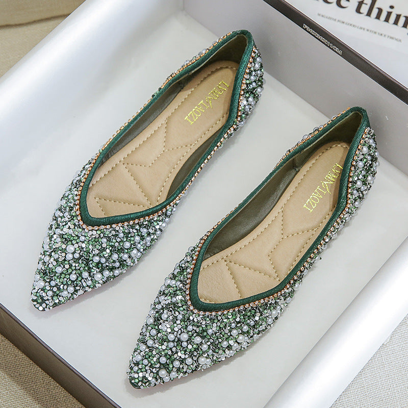 Harriet – Chaussures Plates avec Strass pour Femmes