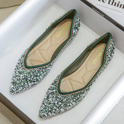 Harriet – Chaussures Plates avec Strass pour Femmes