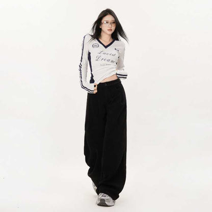 Anne – Pantalon Large en Velours Côtelé