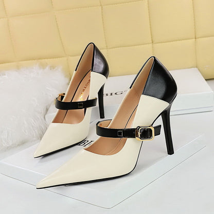 Clara – Chaussures à Talons Aiguilles Rétro pour Femmes