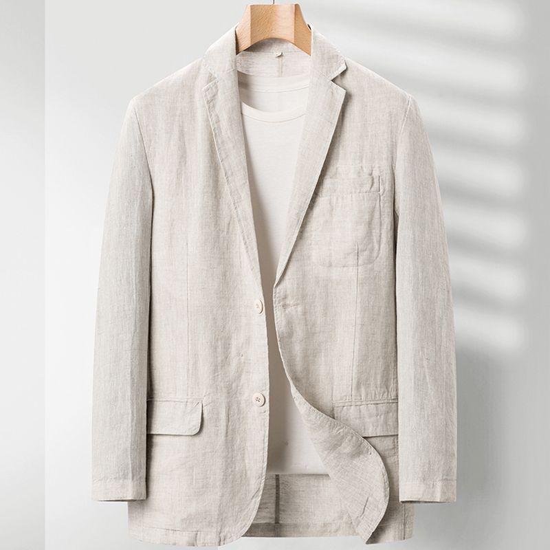 Rebecca – Veste décontractée en lin grande taille pour femmes