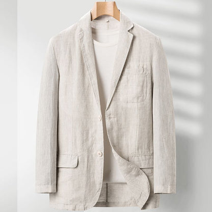 Rebecca – Veste décontractée en lin grande taille pour femmes