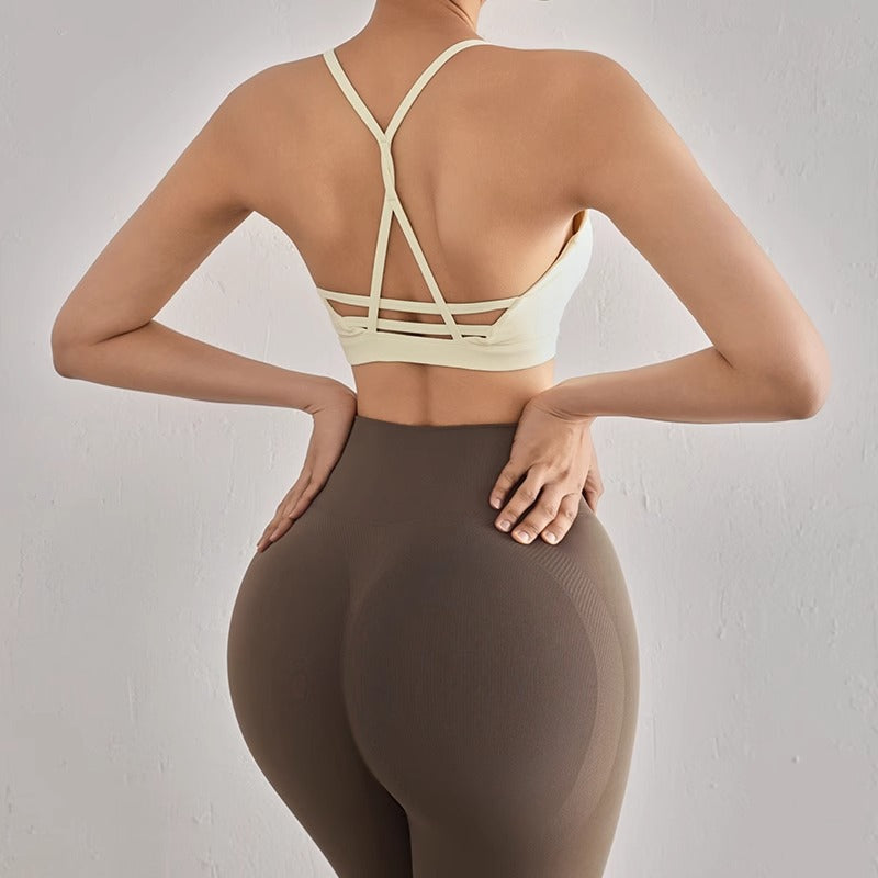 Kimberley – Soutien-gorge de Yoga avec Dos Croisé et Élégant