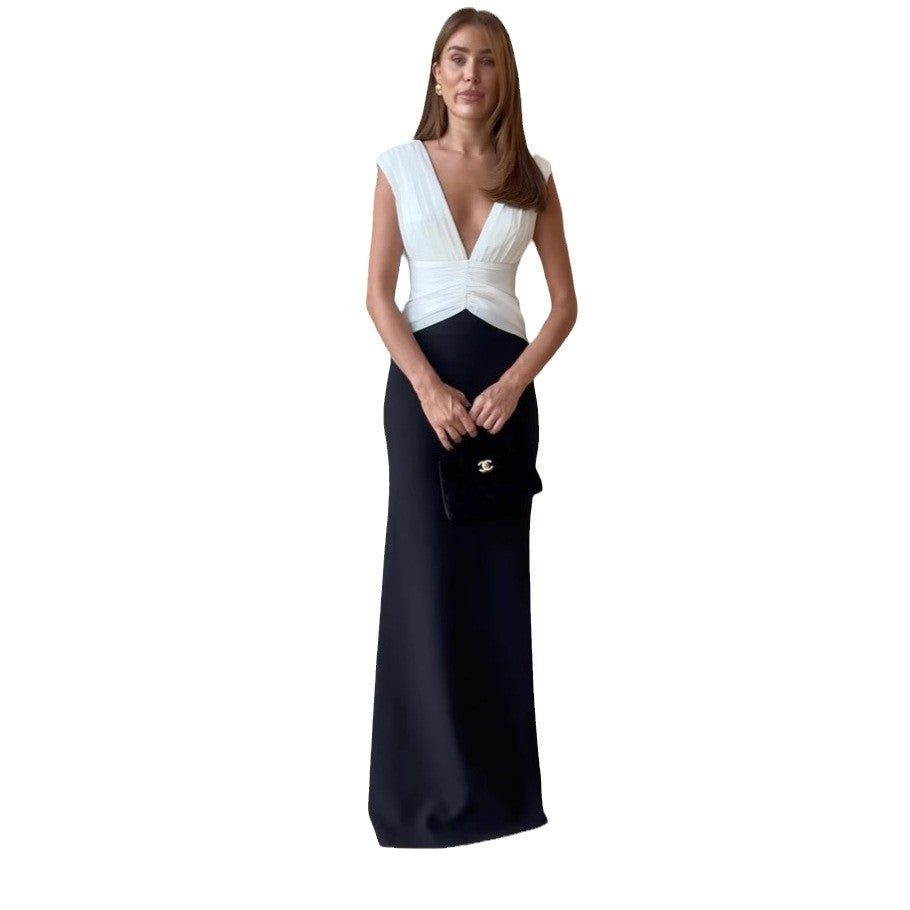 Mandy – Robe Longue à Couture Haut de Gamme