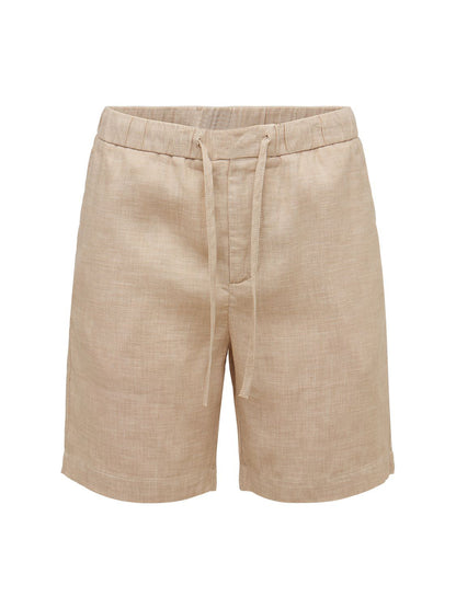 Ben – Shorts en Soie de Glace Japonaise Couleur Unie