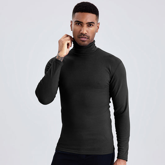 Brian – T-shirt à col roulé pour hommes à manches longues