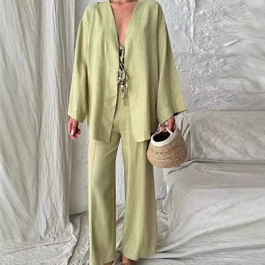 Joy – Costume Décontracté Femme Couleur Unie