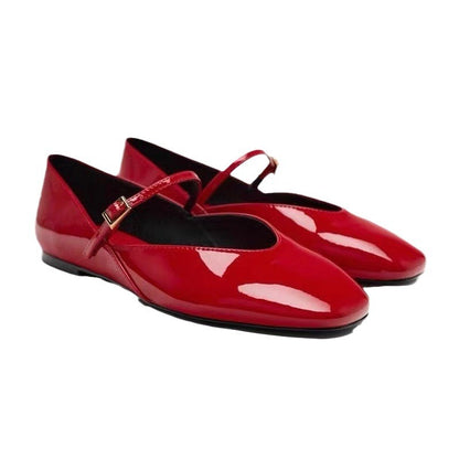 Jennifer – Ballerines Mary Jane en Cuir Vegan