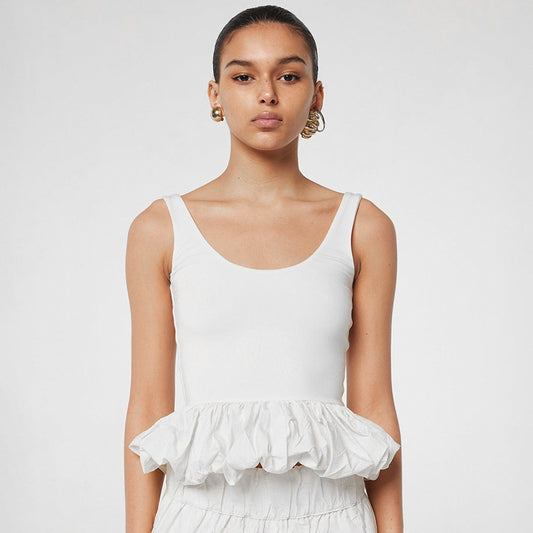 Laura – Gilet de Mode à Couture Unie