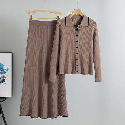Dawn – Ensemble Deux Pièces en Tricot pour Femme