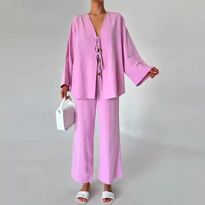 Joy – Costume Décontracté Femme Couleur Unie