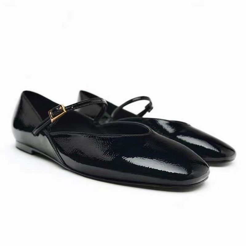 Jennifer – Ballerines Mary Jane en Cuir Vegan